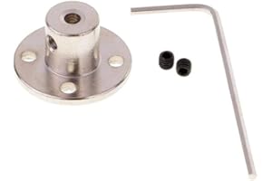 Flange Coupling, BE-TOOL 5 Set Rigid Flange Coupling Motor Guide Shaft Coupler Motor Connector for DIY Parts (12mm)