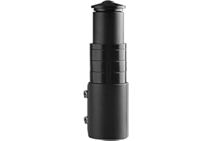 TRIWONDER Rehausse Potence VTT 28,6 mm Potence de Guidon en Alliage d'Aluminium Rallonge Fourche Étendre Extenseur Riser pour Vélo de Route BMX (Bleu argenté, 138 mm)