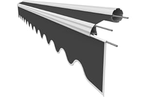 Awning Fabrics, Tent Materials, Sun Protection Awning Cover Replacement Materials, Various Colours, Including Fully Stitched Valance.