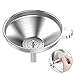 Produktbild TankerStreet Küche Sieb Trichter Edelstahl Strainer Trichter Filter mit Abnehmbarem Sieb und Griff 12cm Durchmesser (5 Zoll) für die Übertragung von Öl Wein Pulver und Hinzufügen von Salz Pfeffer Kräuter