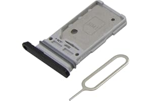 MMOBIEL SIM Kartenhalter Kompatibel mit Samsung Galaxy S21 Ultra 5G / S21+ 2021 - SIM Card Tray Schlitten - Inkl. Gummidichtung und SIM Pin - Schwarz