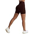 Vertvie Gym Shorts for Women Butt Scrunch Booty Shorts Seamless High Waisted Cycling Shorts Ladies Yoga Shorts Sexy Hip Lifting Tummy Control Shorts for Workout Running
