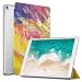 Produktbild MoKo Hülle für iPad Pro 10.5 Zoll 2017 - PU Leder Tasche Schutzhülle Schale Smart Case mit Translucent Rücken Deckel, mit Auto Schlaf / Wach Funktion und Stanfunktion für Apple iPad Pro 10.5 Tablet, Farbiger Himmel