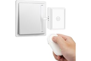 Pixelure Smart Button Pusher, SmartSwitch Toggle, Mando a Distancia Inalámbrico, Interruptores Inteligentes para Apagar Automáticamente la Luz, Interruptor Perezoso para Controlar la Luz