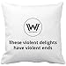 Produktbild Kissen mit Füllung Westworld Satz These Violent Delights Have Violent Ends 35 x 35 cm weiß