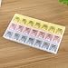 Produktbild 7 Tag 21 Slots Pill Medizin Aufbewahrungsbox Pill Vitamins Organizer Box Raincoat