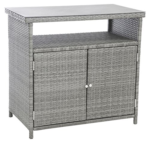 Preisvergleich Produktbild greemotion 124160 Serviertisch Manila, Grau