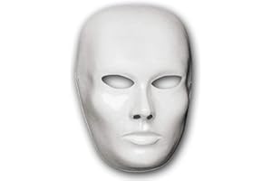 CARNIVAL TOYS Viso medio bianco maschera bianca teatro commedia