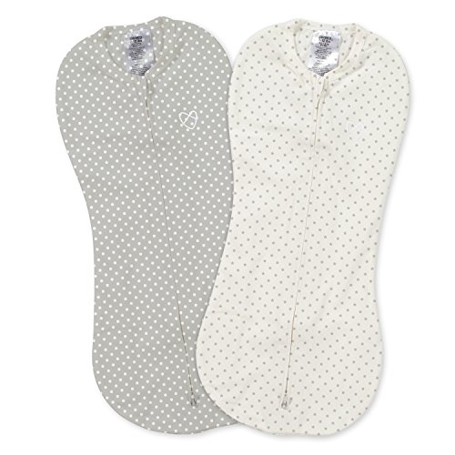 SwaddleMe Pod (Grey and White Dot, Pack of 2)