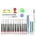 Produktbild Smartphone Repair Set, hochwertiges Universal Präzisions- Reparatur Set u.a. für alle Apple Geräte, die Pentalobe 0.8 / TS1 / P2, 1.2 / TS4 / P5 und 1.5 / TS 5 / P6 benötigen | MacBook / Air / Pro / Retina | iMac | iPad | iPod | iPhone X, 8 Plus, 8, 7 Plus, 7, 6s Plus, 6S, 6, SE, 5c, 5s, 5, 4s, 4 | HTC U11 | Huawei Mate 9 | LG G6 | Nokia | One Plus 3T | Samsung Galaxy S8 S8 Plus S2 S3 S4 S5 S6 S7 | Sony Xperia XZ | Smartphones | Tablets | Professional Repair Opening Tool Kit | iTecXpress24