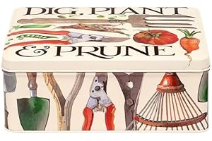 Elite Gift Boxes Emma Bridgewater Dig the Garden Dig Plant and Prune Deep Rectangular Tin 195 x 154 x 75mm