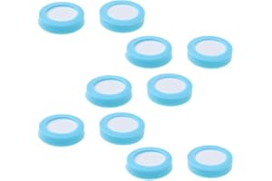 freneci 10 Pièces Rond Aquarium CO2 Diffuseur Remplacement Disque en Céramique Atomiseur De CO2 Tranche - 3cm