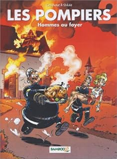 jaquette livre Les Pompiers, tome 2 : Hommes au foyer