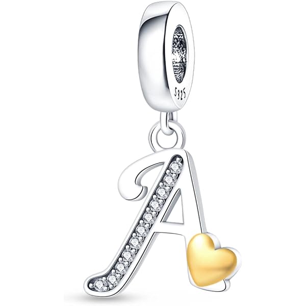 Hcvone Bracelet Lettre Pour Femme Fille Idée Cadeau Femme Cadeaux Anniversaire Noël (B