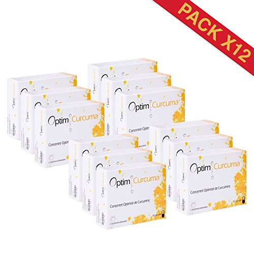 Optim Curcuma Longvida - 12 scatole di 30 capsule - integratore a base di curcumina ottimizzata