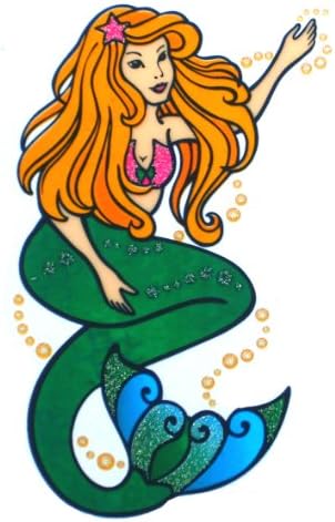Glitter Mermaid Window Sticker / Cling
