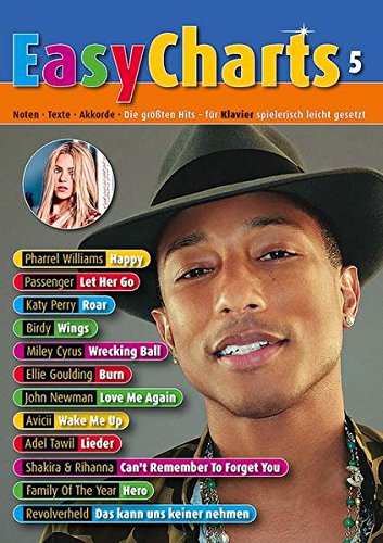 Easy Charts: Die größten Hits spielerisch leicht gesetzt. Band 5. Klavier / Keyboard. Spielbuch. (Music Factory)