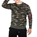 Produktbild Alpha Industries X-Fit Sweatshirt Hellgrün/Dunkelgrün XXS