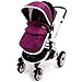iSafe Trio Pram Stroller 2in1 - Plum (Purple)
