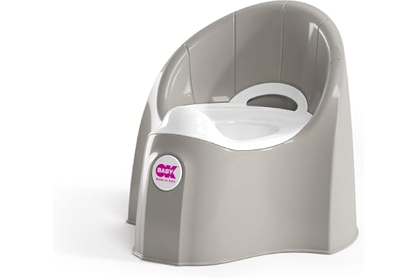 OKBABY Pasha - Pot pour Enfants, Assise Anatomique et Conteneur Amovible - Taupe
