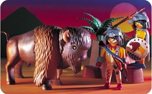 Preisvergleich Produktbild PLAYMOBIL 3874 - Bisonjäger