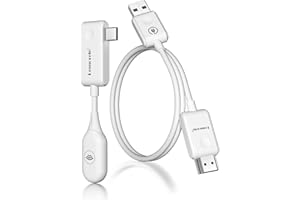 USB C HDMI Wireless Transmitter and Receiver,Lemorele 5G USB-C HDMI Drahtlos übertragen 30M HDMI Funk Extender Streaming Video/Audio von Macbook/Laptop zu Projektor/HDTV für Heimkino/Meeting/Vorlesung