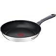 Tefal Daily Cook - Sartén de 24 cm, Apto inducción, antiadherente, revestimiento titanio, Thermo-signal, sin PFOA, apto lavav