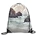 Produktbild Doormat-bag Sea-Nature-Sunny-Beach Personalized Gym Drawstring Bags Travel Backpack Tote School Rucksack