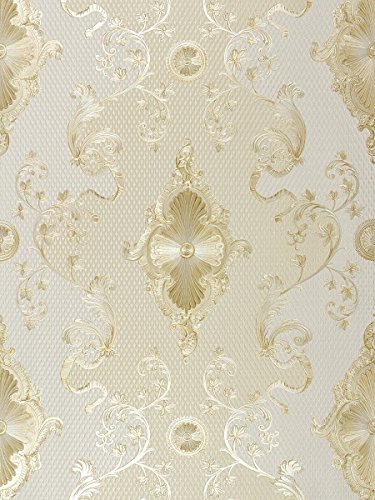 Barock Tapete Hermitage VII Satin 6829-63 creme - 2
