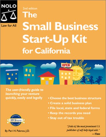 The Small Business Start-Up Kit for California with CDROM