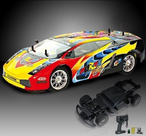 GadgetinBox™ - 1:10 Scale Ready-to-Run Radio Remote Control Sport 12MPH Speed Racing Car