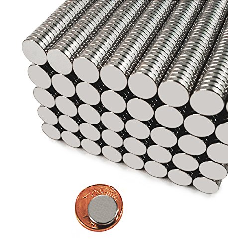 100 Neodym-Super-Magnete 10 x 2 mm