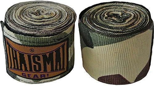 THAISMAI Bandagen, Camo grün, halbelastisch, 4.5 m