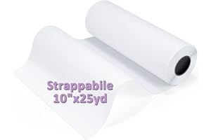 Siumir Stabilizzatori per Ricamo 10"x25yd (Strappabile), 50gm, Rotolo di Stabilizzatori per Cucito, Tagliato in Dimensioni Variabili per Cucire Ricami a Macchina e a Mano