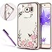Produktbild Samsung Galaxy S7 Case,LEECO Galaxy S7 Plating Case Soft Shell TPU Flower fit Protective Case Cover for S7 Rose Gold and Pink by LEECO