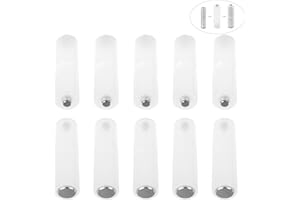TOOSII TOOTII 10PCS Battery Holder Converter AAA to AA Adapter Plastic Cell Battery Size Converter Adapter (50×14mm, Translucent)