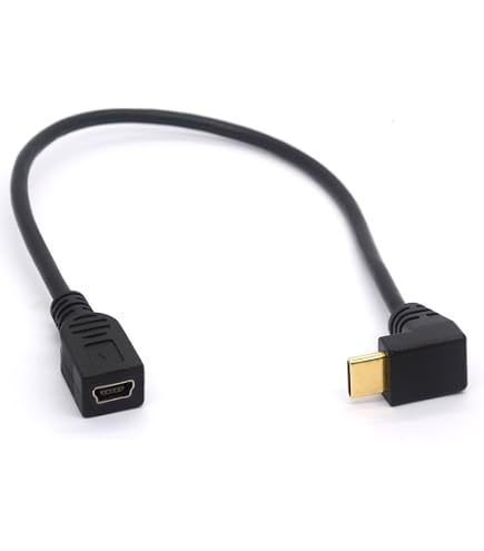 Câble Pass-Thru Garmin – Mini USB Femelle Vers USB Type-C Mâle – Adaptateur Charge & Données