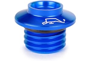 GENERIC Motorcycle Oil Filler Cap Engine Plug Cover for Yamaha MT09 MT-09 SP MT 09 TRACER/GT NIKEN Tmax T-max 530 DX/SX XSR900 (Blue)