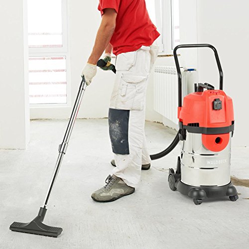 Waldbeck Cyclone • Nass-Trockensauger • Industriesauger • 3-in-1 Sauger • 1200 Watt • IPX4 Schutzklasse • 25 Liter Wassertank • integrierte Steckdose • umfangreiches Zubehör • Blasfunktion •rot - 2