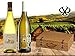 Produktbild 100% White | Das Weiss-wein Geschenk-Set für besondere Anlässe | Baron Montgaillard Blanc & Frescobaldi Pomino Bianco DOC in 2er Geschenk-verpackung Weidenkorb | Blanc, Chardonnay, Geburtstag, Italien & Frankreich