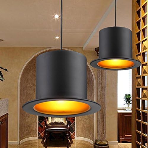 DLpf Retro Industrial Wind Creative Cafe Bar Bar Aluminum Chandelier 220V,Flat Cap