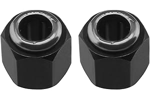 YINETTECH 2pcs RC One Way Bearing Oil Driver Pulls Hex Nut Oneway Bearing Compatible With HSP 1/8 1/10 Scale Nitro RC Car SH16 18 21 Engine Bearing 12mm