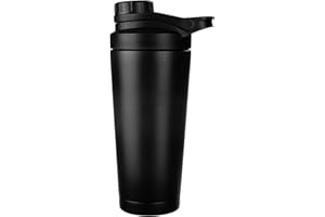 EACHPT Shaker Proteinas|750ml|Coctelera de proteínas con colador|Coctelera de proteínas de acero inoxidable de doble pared con aislamiento al vacío|Libre de BPA y resistente 100% a prueba de fugas