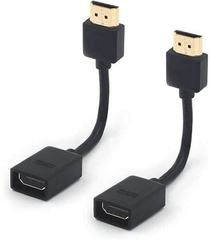 Cable Extensor HDMI Macho A Hembra 5 Metros - Soporta 4K Y 3D, Flexible, Compatible Con TV, Consolas Y Portátiles