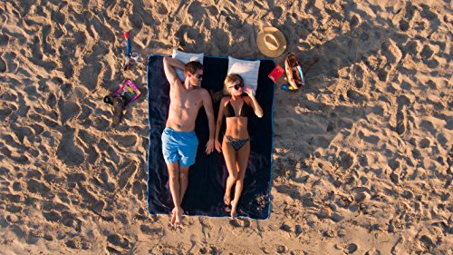 Sowel® Strandtuch XXL für Paare, Partnerstrandtuch, Partnerbadetuch aus 100% Baumwolle, Frottee, Größe 160 cm x 200 cm, Mehrere Farben - 4