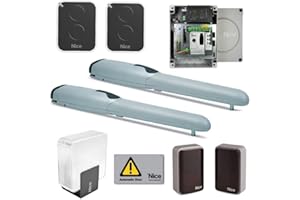 Nice Wingo 4024 Kit complet d'automatisation de portail à battant, 24 V