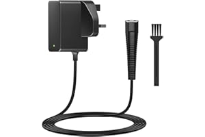 BERLS 12V Shaver Charger Compatible with Braun Series 1, 3, 5, 7, 9 Trimmer Beard 3 Pin Chargers Power Lead 5544, 5409, 7220, 5377, Epilatpower or Silk-Epil 9, 7, 5, Razor (Not Fit for All-in-one trimmer)