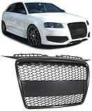 audi s3 sportback 2019 Sport Kühlergrill - ohne Emblem - SCHWARZ - (Matt) -