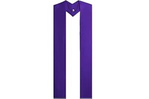GraduatePro Klerus Gestohlen Stola Reversibel Priester Kirche Chor Priester Stahl Schärpe 239cm 4 Farben