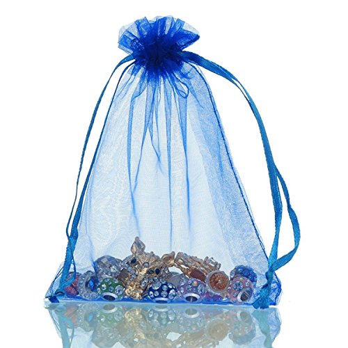 Housweety Organza saeckchen Geschenk Hochzeit Beutel,13cm x16cm - 2